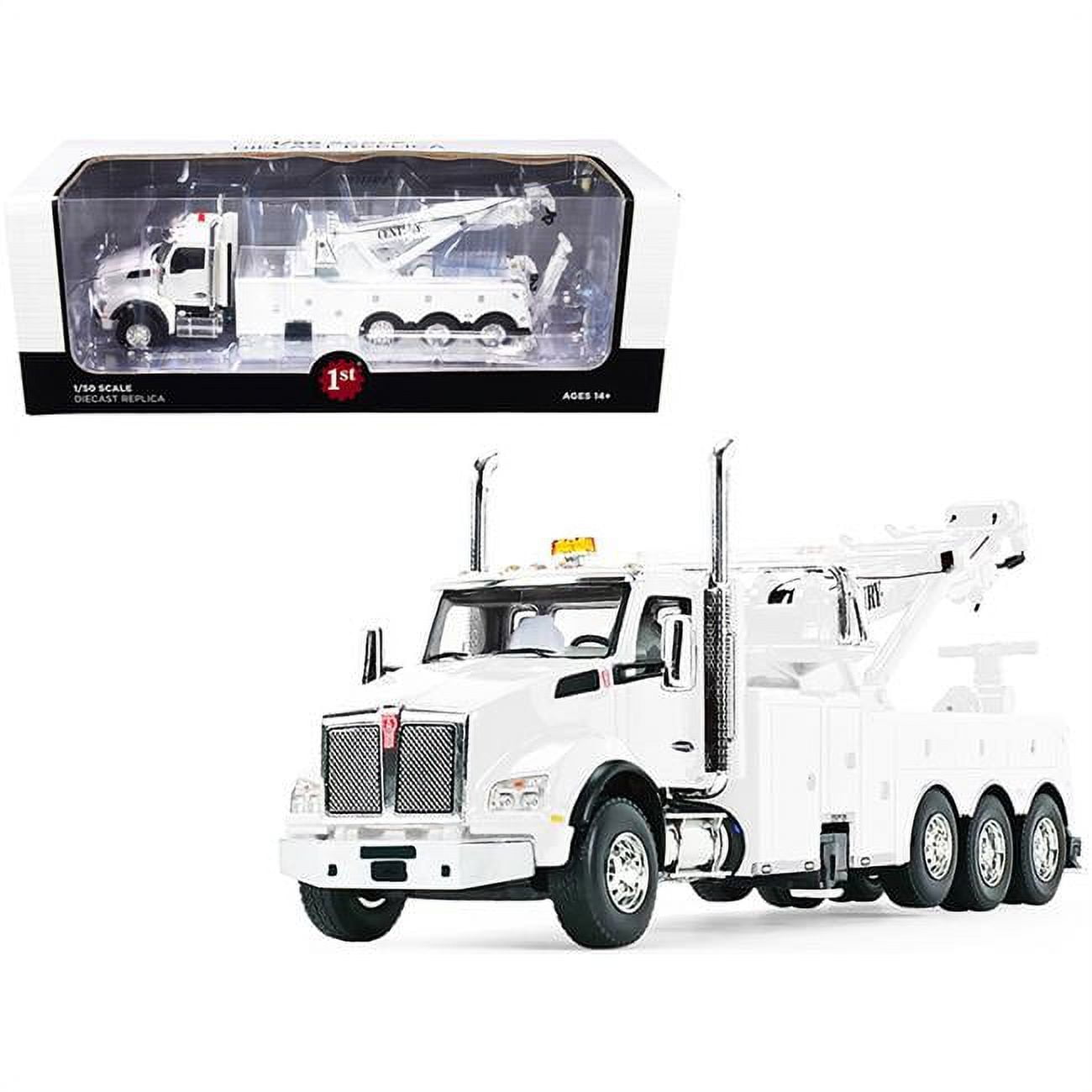 1/50 Scale Kenworth T880 Rotator Wrecker - White – Titan
