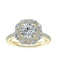thumbnail image 1 of 1.50 Ct Wonderful Round Cut Solitaire Natural Diamond (F-G/VS1) Engagement Ring for Girls in 14K Yellow Gold Size 3 by Diamond-Capitals, 1 of 8