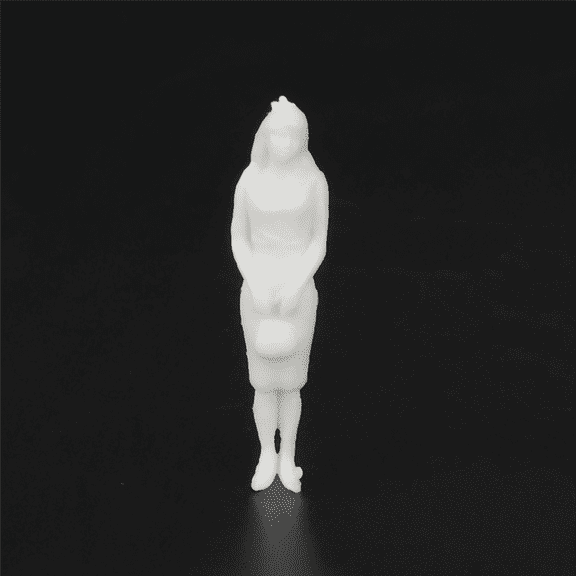 1:50 White Figures Architectural Model Human Scale HO Model Plastic Peoples,50 Pieces