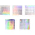 Storage Inventory Label 1 to 500 Round Reflective Laser Number Stickers Self Adhesive Label ...