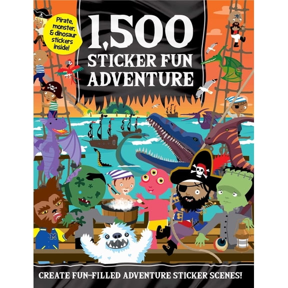 1,500 Sticker Fun: 1,500 Sticker Fun Adventure (Paperback)