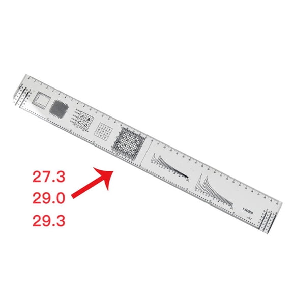 1:50000 latitude and longitude scale topographic map distance measurement ruler