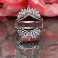 thumbnail image 1 of 1.50Ct. Marquise Ring Guard- Wedding Ring Enhancer Wrap in 925 Sterling Silver, 1 of 5