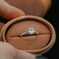 thumbnail image 1 of 1.50Ct Round Cut Lab Created Diamond Solitaire Engagement Ring 14K White Gold Plated Silver, 1 of 4