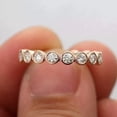 thumbnail image 1 of 1.50Ct Round Cut Simulated Diamond Full Eternity Wedding Band Ring 14K Rose Gold Plated 925 Sterling Silver For Women's, 1 of 3