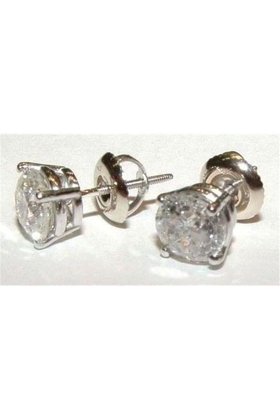 1.51 CT Platinum VVS Diamonds Platinum Stud Earring