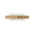 thumbnail image 1 of 1.52 ct Brilliant Round Cut Simulated Champagne 18K Yellow Gold Eternity Band SZ 11, 1 of 6