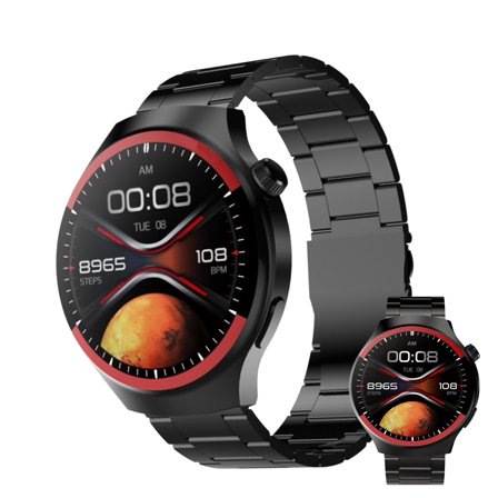 1.52-inch Unisex Smart Watch, Bluetooth Calling, Multiple Sports Modes, 10 Days Standby, IP68 Waterproof, Compatible with Android/iPhone, Perfect Gift (Black)