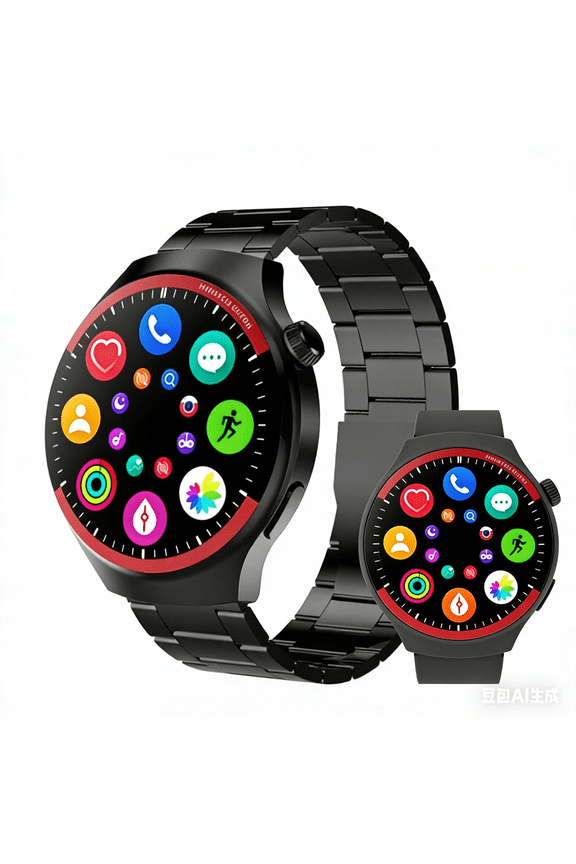 1.52-inch Unisex Smart Watch, Bluetooth Calling, Multiple Sports Modes, 10 Days Standby, IP68 Waterproof, Compatible with Android/iPhone, Perfect Gift (Black)