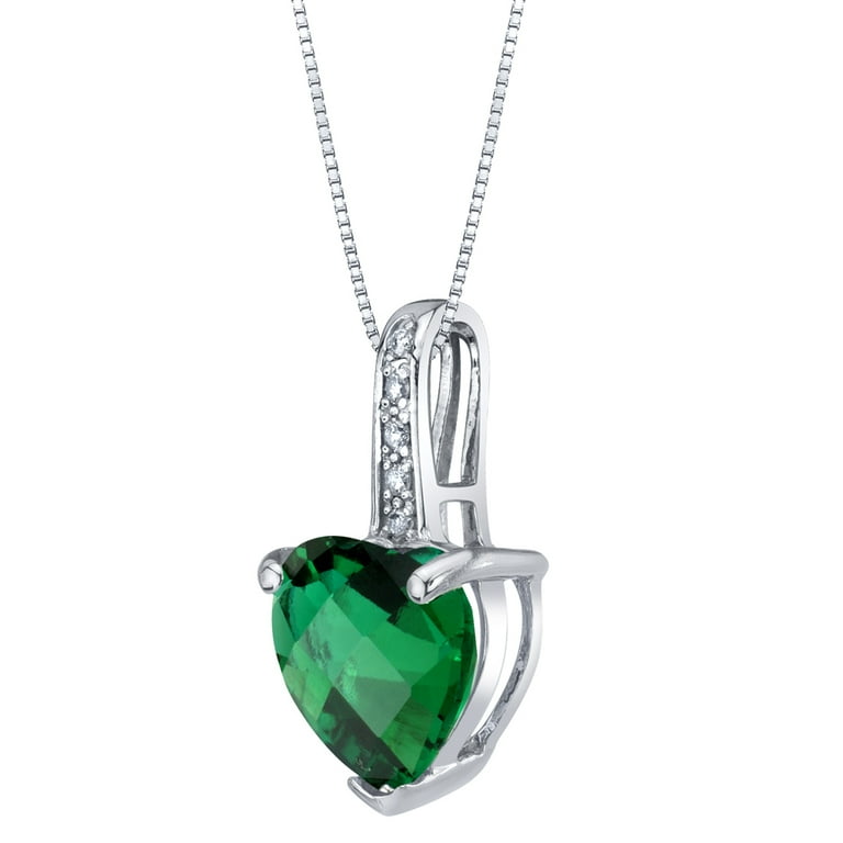 Collection 18-karat white gold, jade and diamond necklace