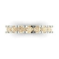 thumbnail image 1 of 1.53 ctw Wedding Band for Women - 14K White Gold Natural Morganite Stackable Eternity Ring, 1 of 6