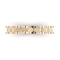 thumbnail image 1 of 1.53 ctw Wedding Band for Women - 18K Rose Gold Natural Morganite Stackable Eternity Ring, 1 of 6