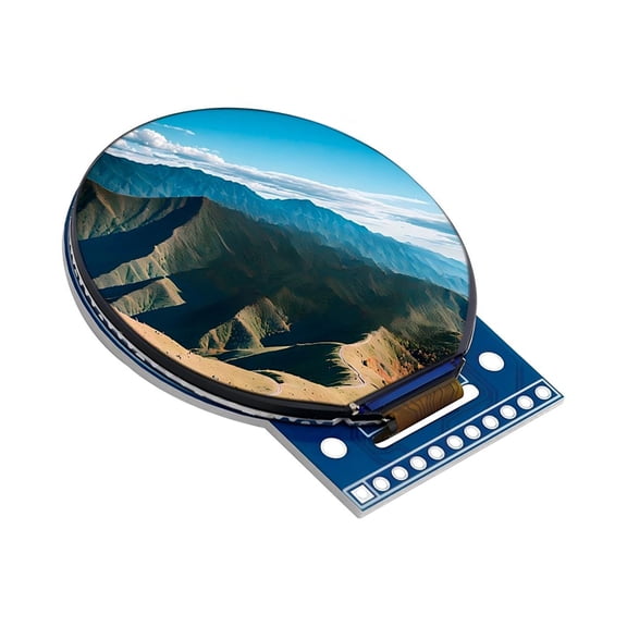 1.53Inch LCD Display Module With ST77916 Driver IC And 11pin Interfaced For Compactly Electronic Devices