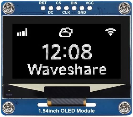 1.54 Inch OLED Display Module 128x64 Resolution SPI I2C Interface for ...