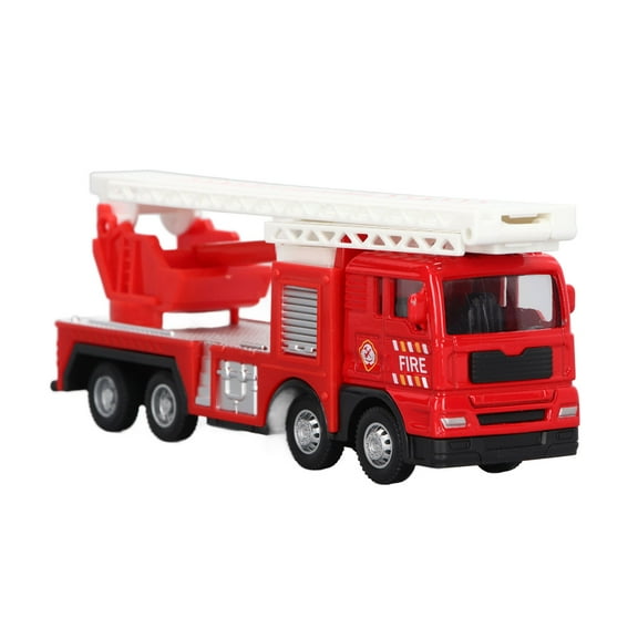 1:55 Scale Fire Trucks Children Simulated Fire Engine Vehicle Toy Decoration Birthday Gift for Children 3-6 Year Old
