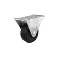 thumbnail image 1 of 1.56 in. General-Duty Rubber Rigid Caster, Black, 1 of 1