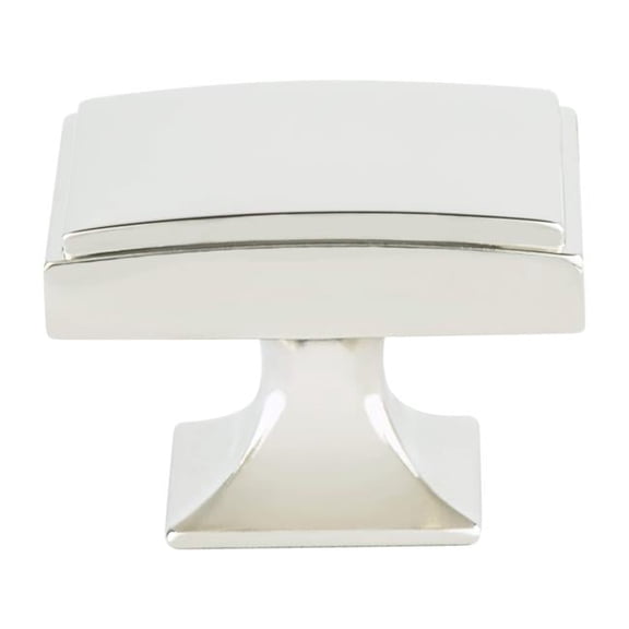 1.562 in. Designers Group 10 Knob with Long Polished Nickel