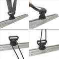 thumbnail image 1 of 1.57*1.26*1.65 Inch Multifunctional Plastic Expansion Rail Slide Base Square Nylon Ring,Low Profile Track Install T-Bolt From The Center Kayak Track for Fishing Rod Holder Kayak Gear Track, 1 of 6