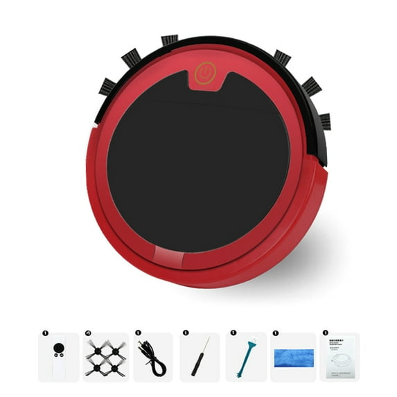 1.57'' Auto Robotic Vacuums Super Quiet with Remote Control Wet/Dry Use for Home