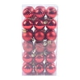 thumbnail image 1 of 1.57" Christmas Ball Ornaments 36 Pcs Mini Shatterproof Christmas Tree Decorations Xmas Tree Small Christmas Ornaments Balls with Hanging Loop for Wedding House Holiday Party Wreath Home Decor, 1 of 1
