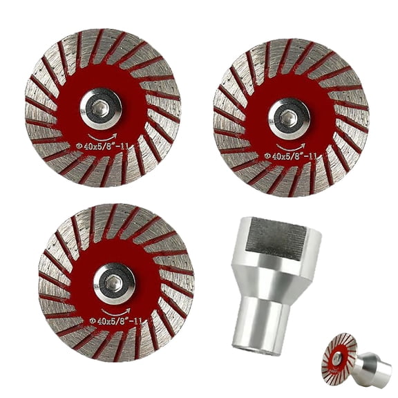 1.57" Diamond Saw Blades Set, Multi-Functional Professional Mini Diamond Cutting Blade Set, 40mm for Granite,Marble,Sandstone, Mini Diamond Blade for Grinder