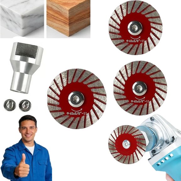 1.57" Diamond Saw Blades Set, New 40mm Diamond Saw Blades,Precision Stone Cutting Made Easy, Multi-Functional Professional Mini Diamond Cutting Blade Set, for Granite, Sandstone, for Grinder