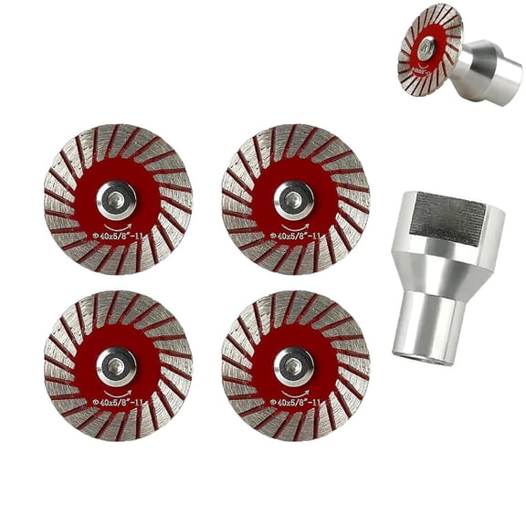 1.57" Diamond Saw Blades Set Precision Stone Cutting Made Easy, 40mm Multi-Functional Professional Mini Diamond Cutting Blade Set, for Granite, Marble & Sandstone, Multi-Purpose Cutting Tool