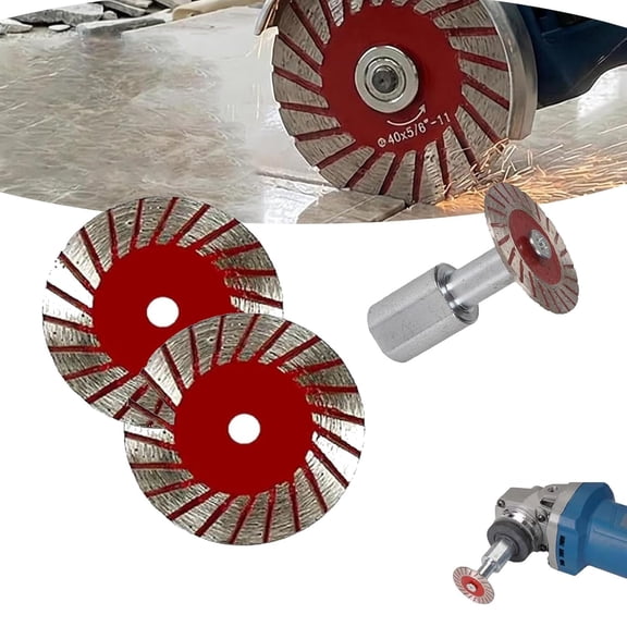 1.57 Diamond Saw Blades Set - Precision Stone Cutting Made Easy, 40mm Multi-Functional Professional Mini Diamond Cutting Blade Set for Grinder, Cuts Concrete, Tile, Stone