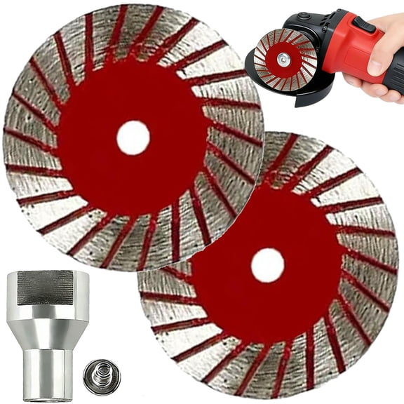 1.57" Diamond Saw Blades Set, Thin yet Sturdy Steel Core, Corrugated Teeth Design, Precision Stone Cutting Made Easy