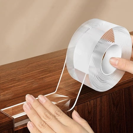 1.57 in x 9.84 FT,Clear Edge Protector Strip Sharp Edge Wrap Cover Tape,Self Adhesive Protective Bumper Guards for Cabinet Door Desk Glass Table Bed Furniture, Kitchen Countertop, Waterproof
