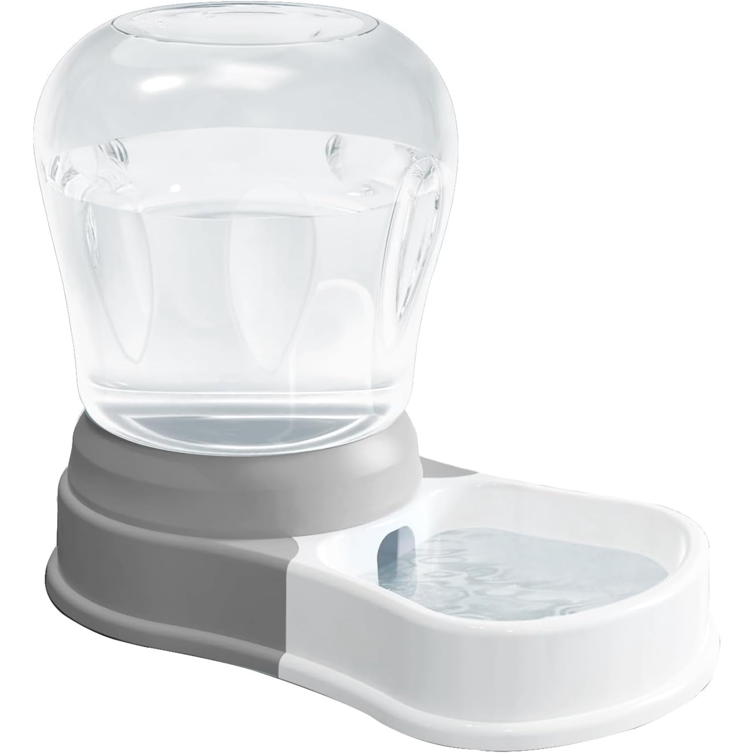 1.58 Gallon Automatic Dog Water Bowl Dispenser, Large Capacity Water Feeder for Cats and Dogs, BPA-Free, 1.58 Gallon Grey