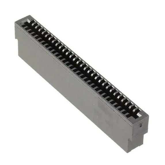 1-583717-3 Connector 60 Position Card Edge Housing Black 0.100 (2.54mm) Free Hanging (In-Line)