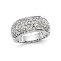 1.59 Carat (Ctw VS2-SI1, D-E-F) Lab-Grown Diamond Ring Band in 14K White Gold (SIZE 7) for Women