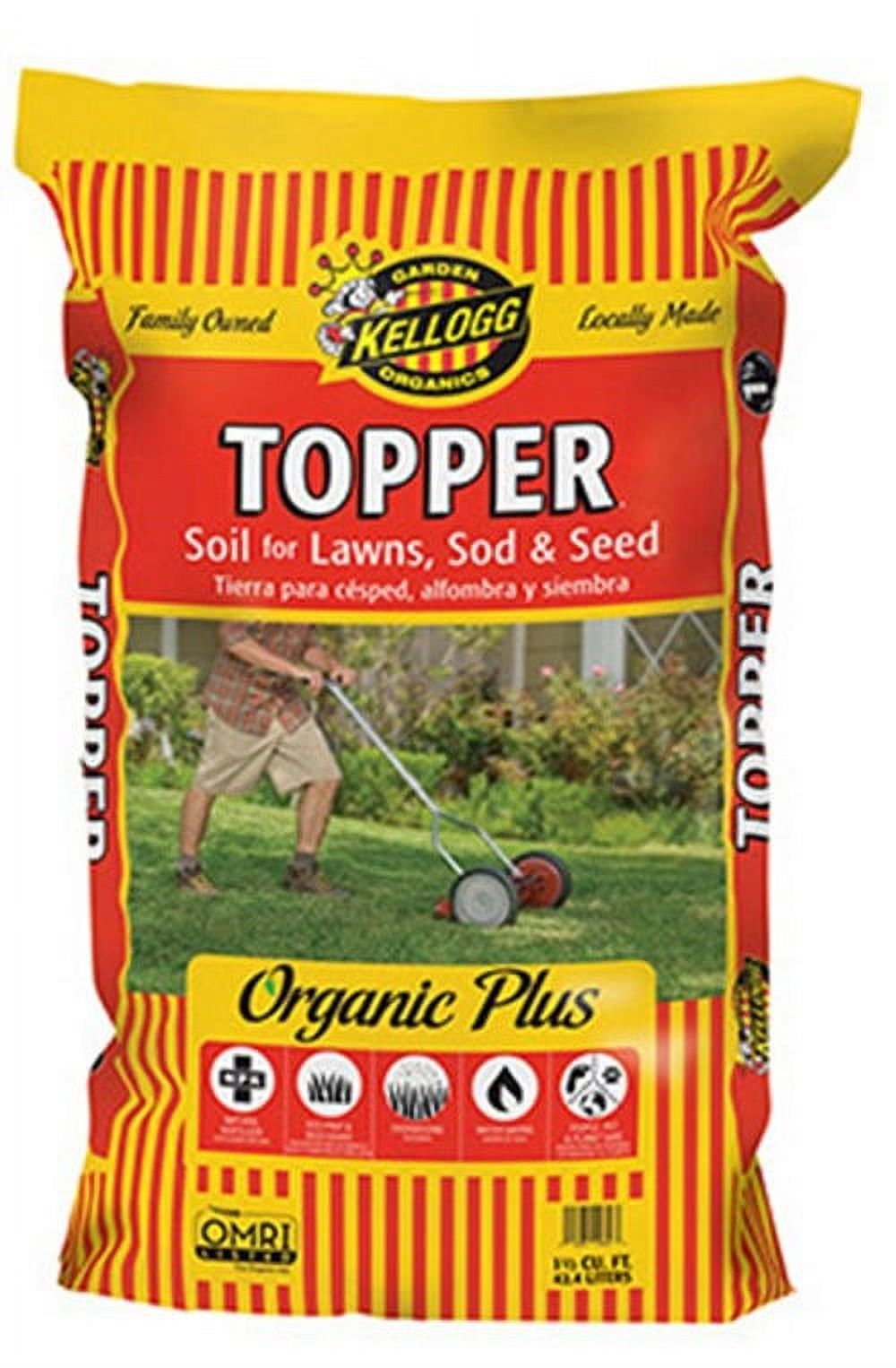 1.5CUFT Sod Topper Soil Cover Mulch for Seed Germination & Organic
