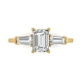thumbnail image 1 of Three-Stone Engagement Ring for Women - 1.5ct Moissanite in 14K Yellow Gold Promise Ring, 1 of 6