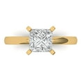 thumbnail image 1 of Solitaire Engagement Ring for Women - 1.5ct Moissanite in 14K Yellow Gold Promise Ring, 1 of 8