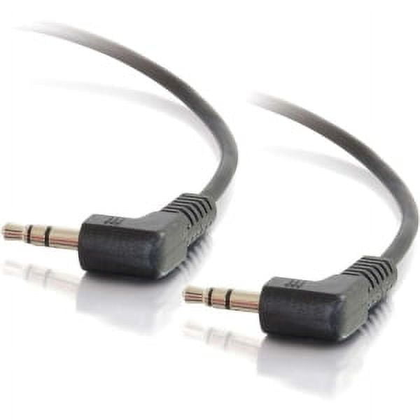 1.5FT 3.5MM M/M RIGHT ANGLE STEREO AUDIO CABLE