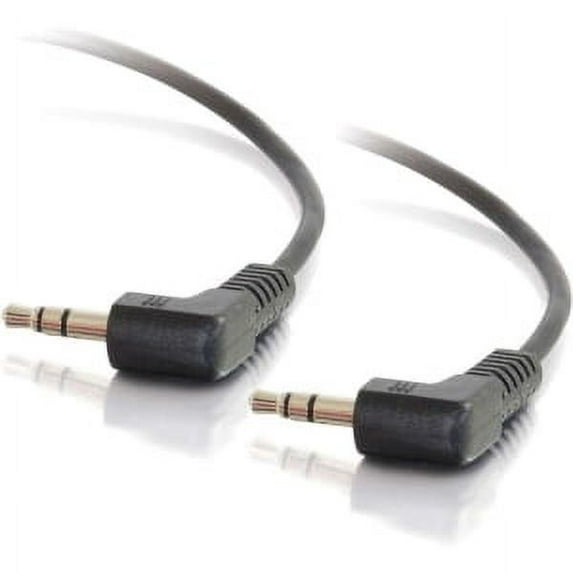 1.5FT 3.5MM M/M RIGHT ANGLE STEREO AUDIO CABLE