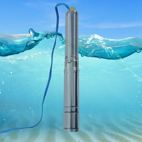1.5HP Deep Well Water Pump Submersible Stainless Steel 295ft 24GPM 110V