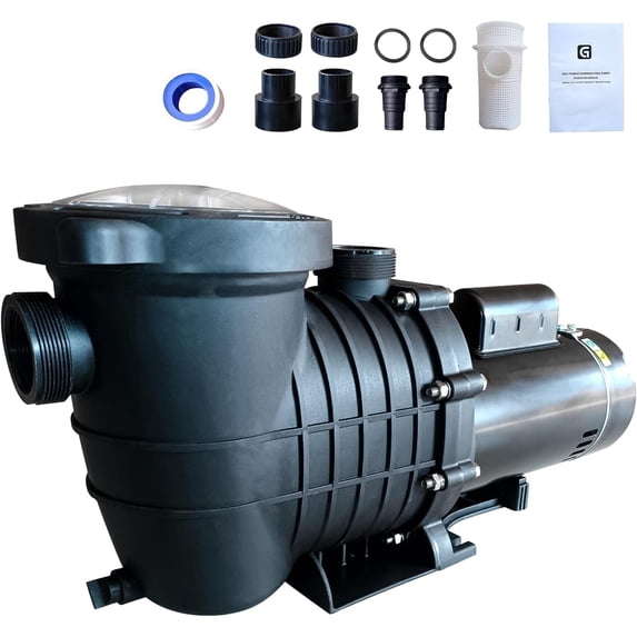 1.5HP Variable/Dual-Speed Pool Pumps, 110V/220V Self-Priming, 3000-9000 ...