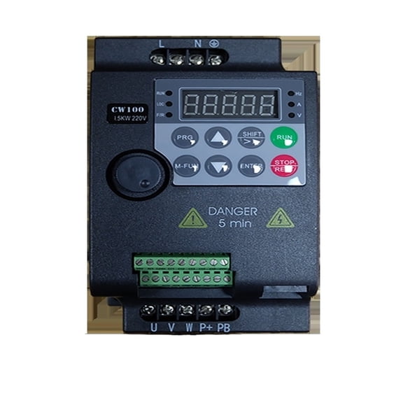 1.5KW 1 Phase Input 3 Ph Output 2HP Economical Mini VFD Variable Frequency Drive Converter For Motor Speed Control Inverter
