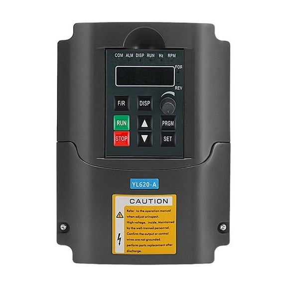 2.2KW /1.5KW VFD Variable Frequency Drive, 110 220 Inverter Converter 1 Input 3 Output CNC Spindle Motor Speed Controller.