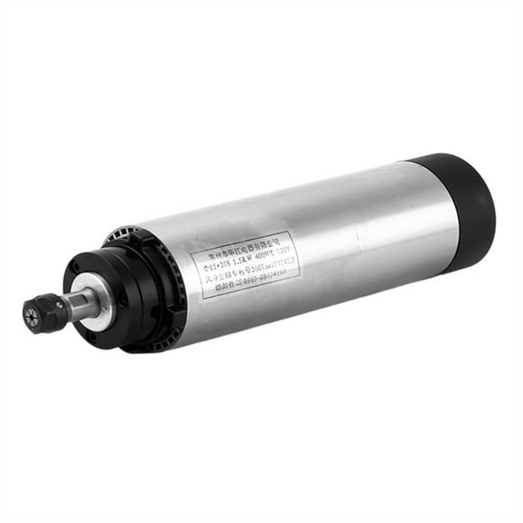 1.5KW 65MM CNC Spindle 24000rpm Spindle Motor 220 AC 4 Bearing Air Cooling Engraving Milling Spindle Machine ER11 ,Quiet Operation