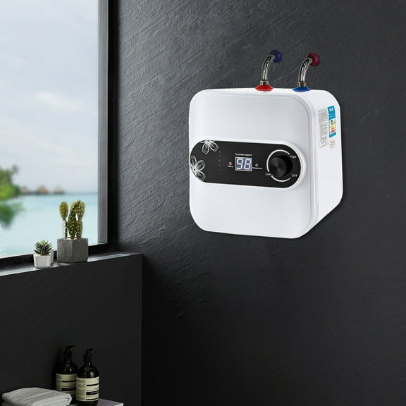 1.5KW Electric Mini-Tank Storage Type Water Heater for RV Trailer Kitchen Under Sink Counter