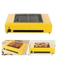 thumbnail image 1 of 1.5KW Portable Outdoor Barbecue Grill Tabletop Electric Indoor Grill Yellow, 1 of 16