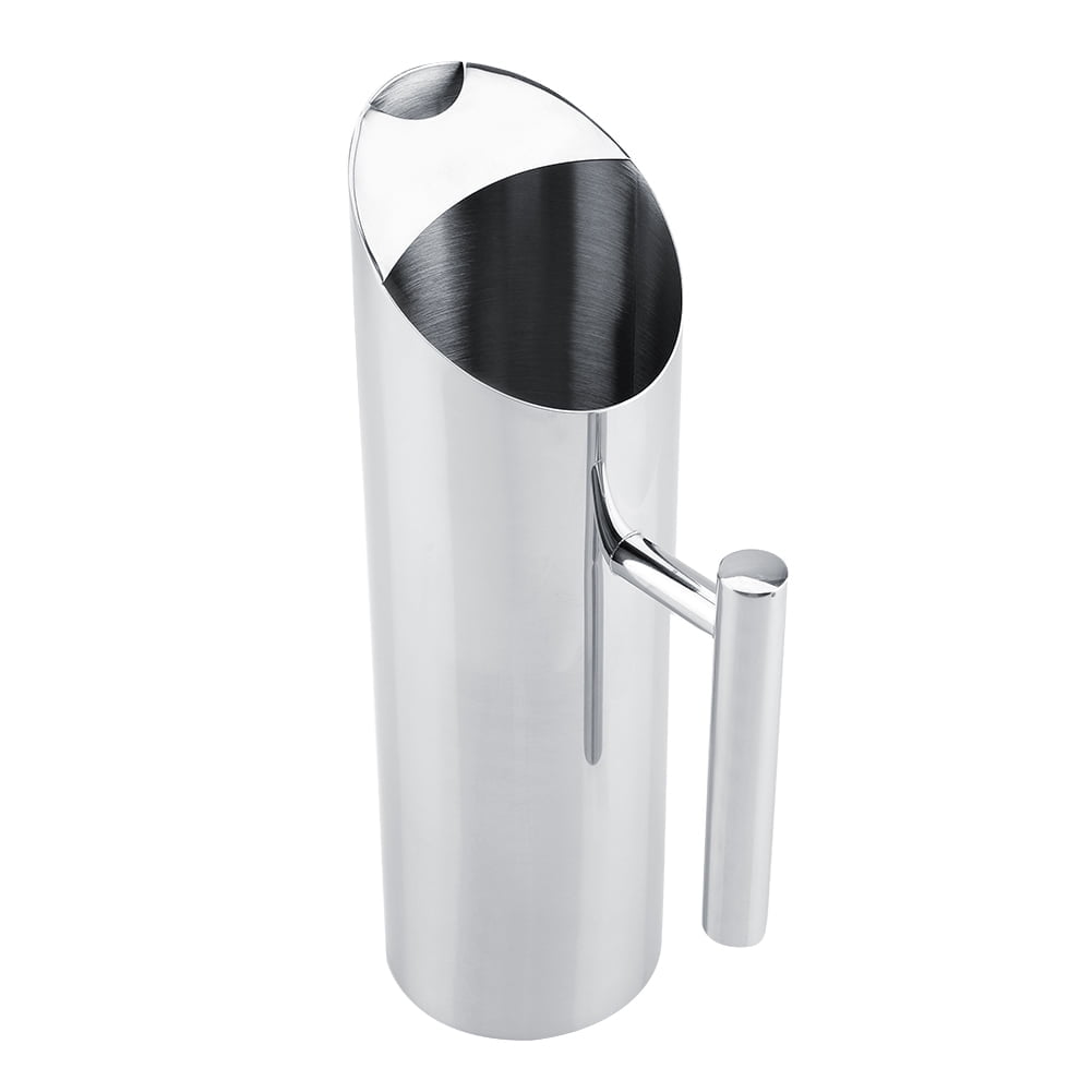 1.5L 304 Stainless Steel Water Pitcher for Water Coffee Tea and Camping,Sliver