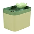 thumbnail image 1 of 1.5L Cat Water Fountain Bowl Dish Supplies Quiet Feeding USB Dispenser Portable Green, 1 of 8