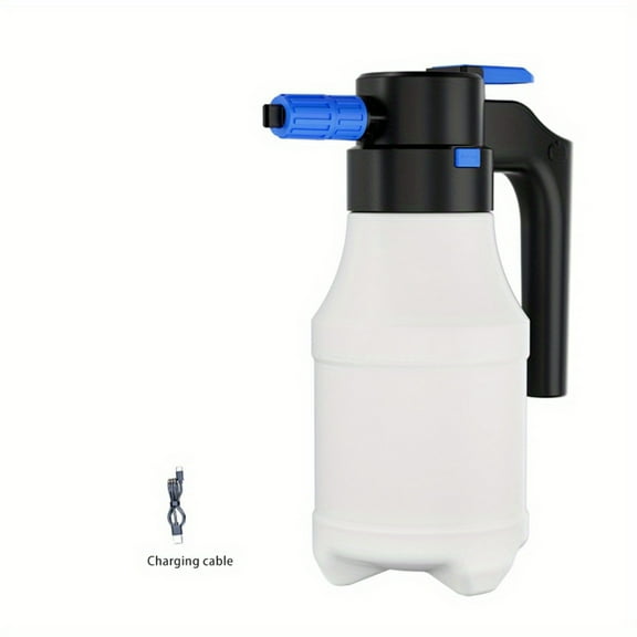 1.5L Electric Car Foam Sprayer, Foam Sprayer for Car Wash with USB Rechargeable, Handheld Automatic Pressurized for Automobile Washing, Garden, Home