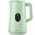 thumbnail image 1 of 1.5L Electric Tea Kettle, Temp Control Display, Keep Warm, Auto Shut-Off,Green, 1 of 8