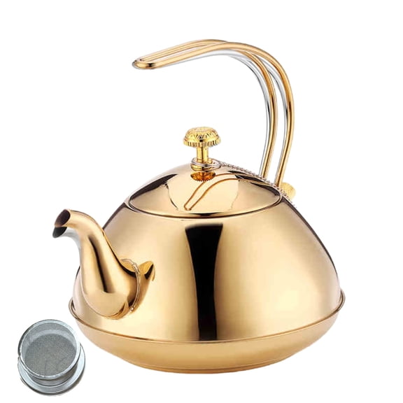 1.5L Nonrust Steel Flat Bottom Kettles For Fast Boiling And Teas Brewing With Ergonomic Handle Cooking Water Jugs